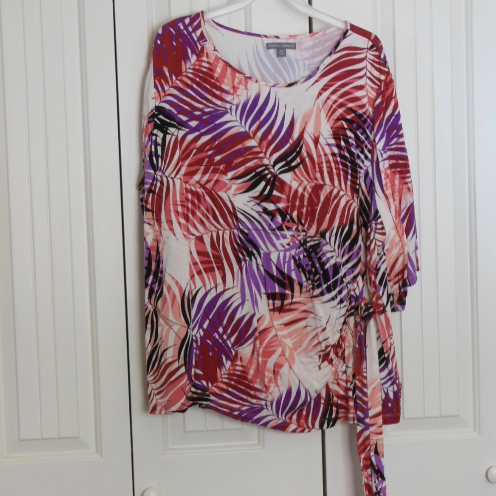 Jessica London 3/4 sleeve blouse, size 26W